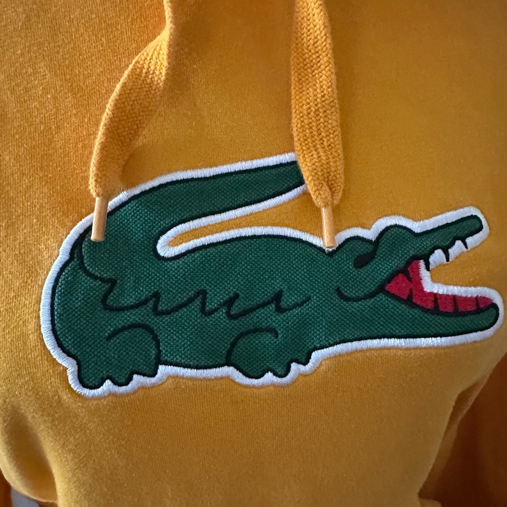 Lacoste big logo hoodie jacket - Picture 4 of 8
